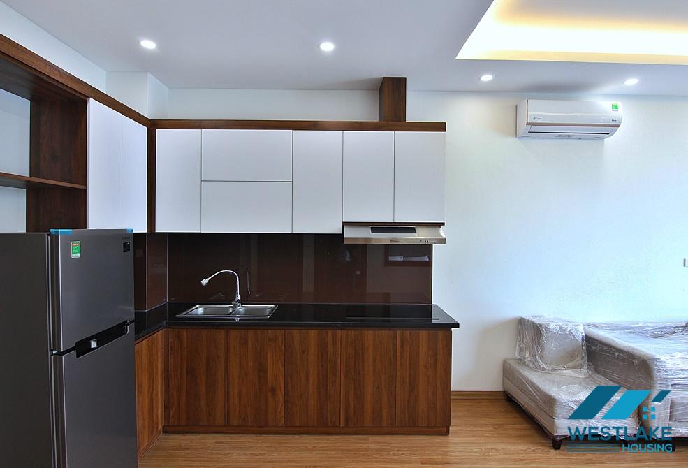 Lake view one bedroom apartment for rent in Yen Hoa street, Tay Ho