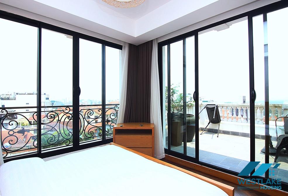 Big balcony 1 bedroom apartment in To ngoc van, Tay ho