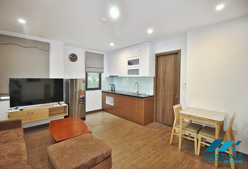 Brand new and bright one bedroom apartment for rent in Xuan Dieu st, Tay Ho