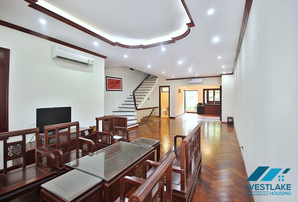 Nice 3 bedrooms house with back-yard for rent in Dang Thai Mai st, Tay Ho