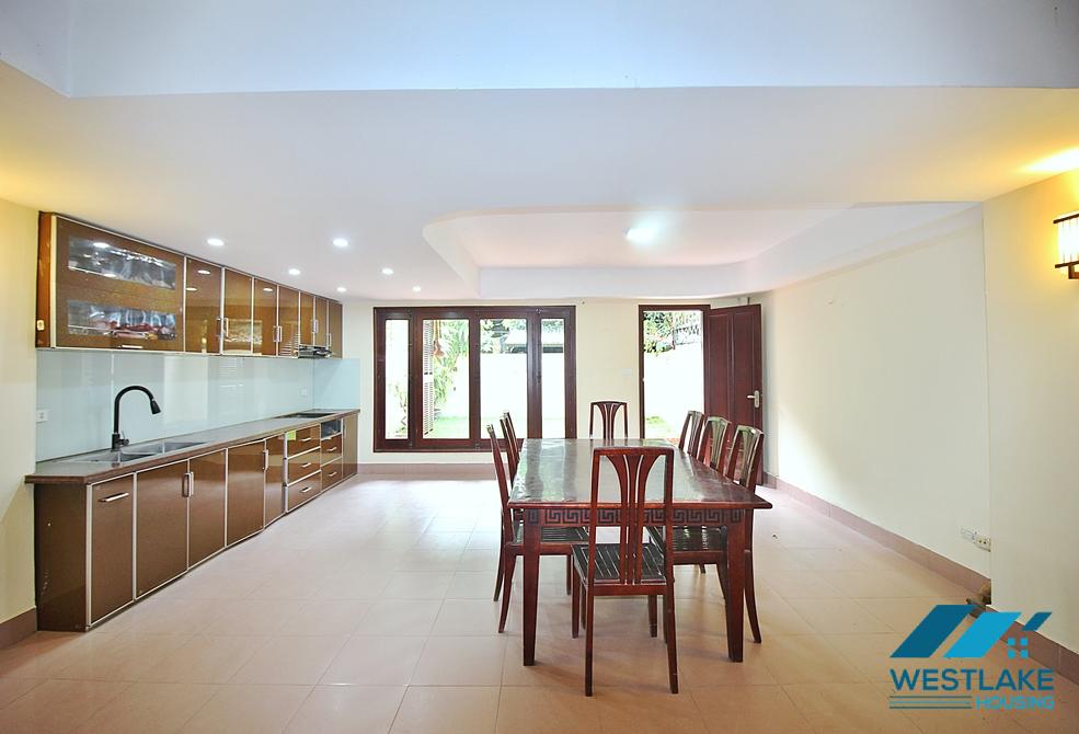 Nice 3 bedrooms house with back-yard for rent in Dang Thai Mai st, Tay Ho