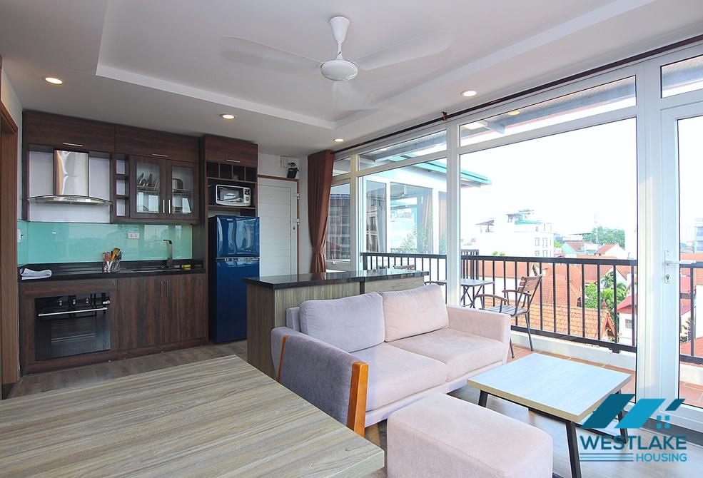 Nice balcony 1 bedroom apartment for rent in Tay ho