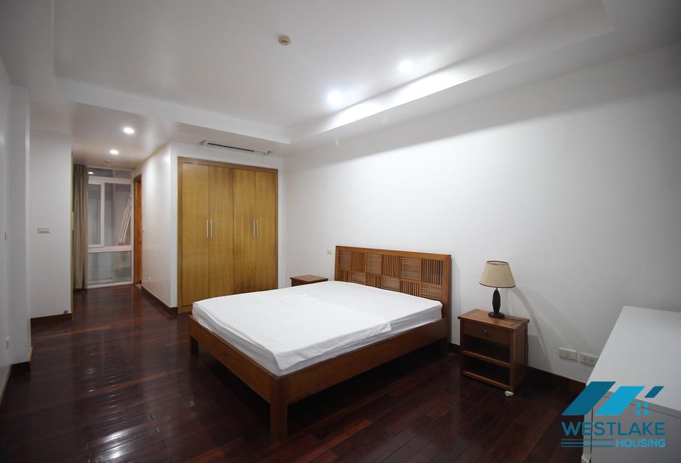 Lake view 03 bedrooms apartment with big balcony for rent in Tay Ho area