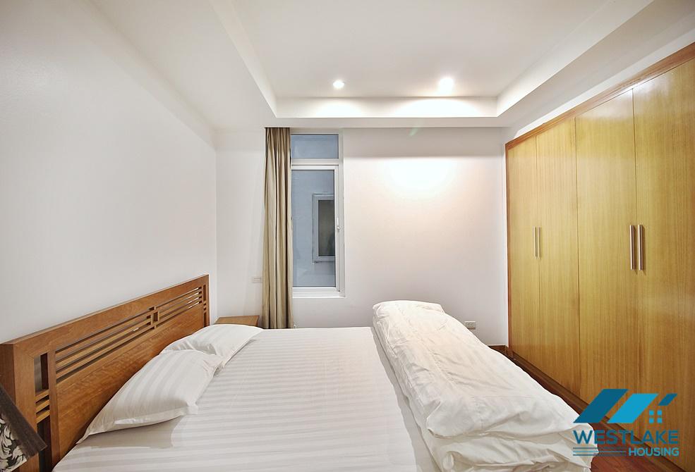 Lake view 03 bedrooms apartment with big balcony for leasing in Tay Ho area