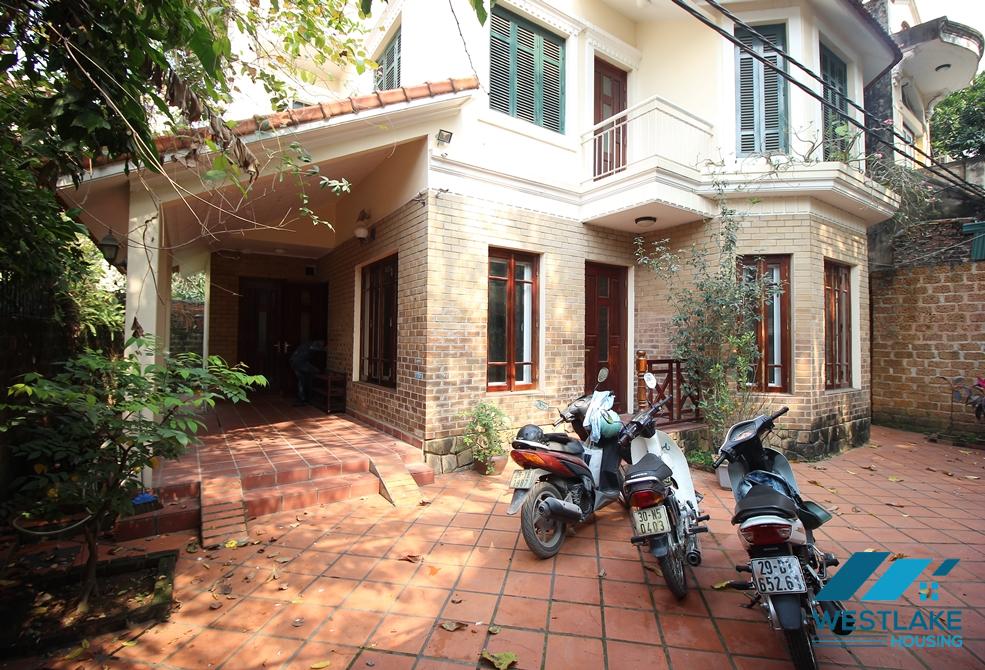 Classic garden house for rent in To Ngoc Van st, Tay Ho