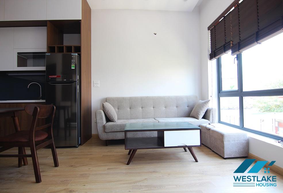 Modern Apartment with nice balcony For Rent in Tay Ho area.