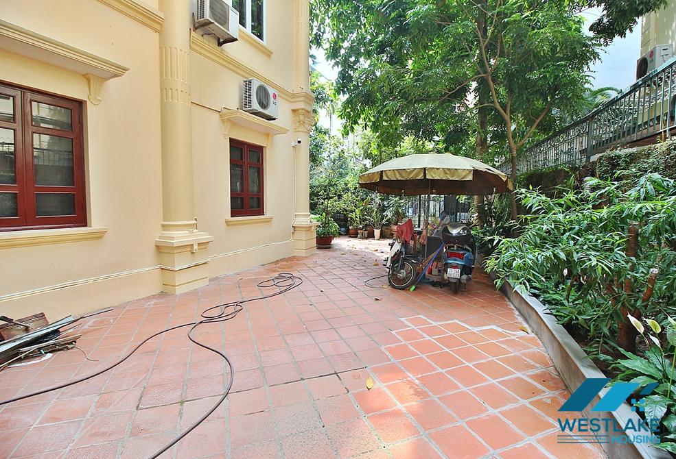 Garden four bedrooms house for rent in To Ngoc Van st, Tay Ho