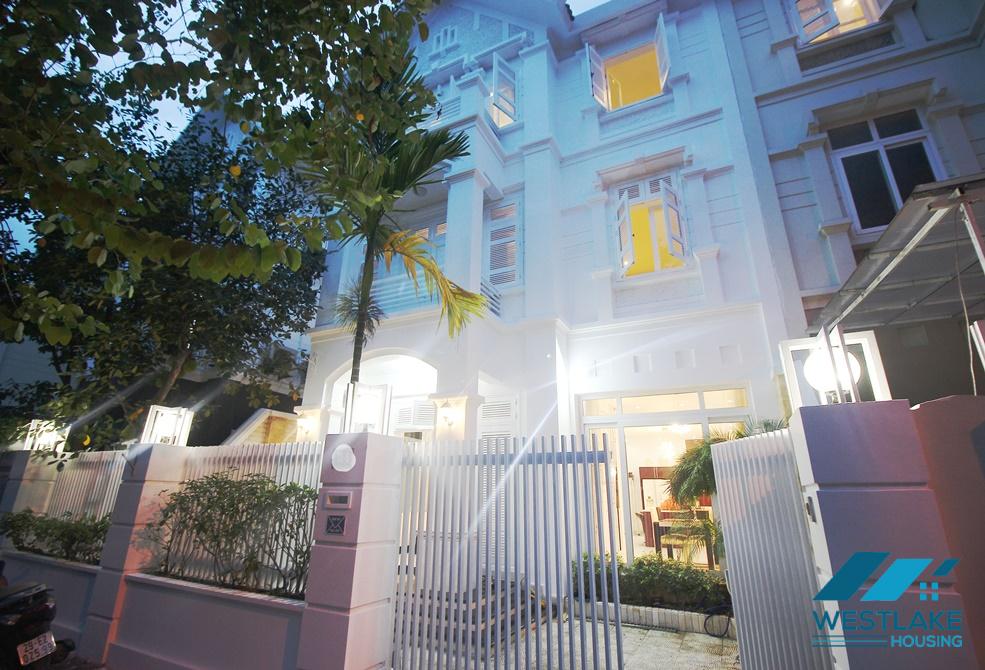 Bright house for rent in T8 Block, Ciputra, Ha Noi