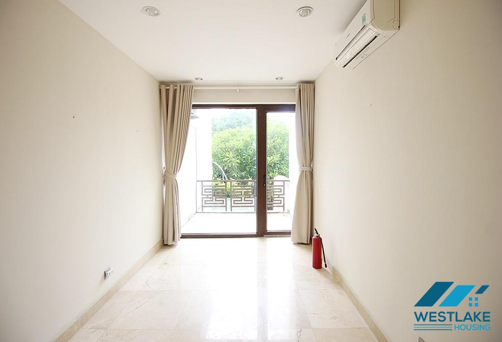 Unfurnished massive villa for rent in Q Block, Ciputra, Ha Noi