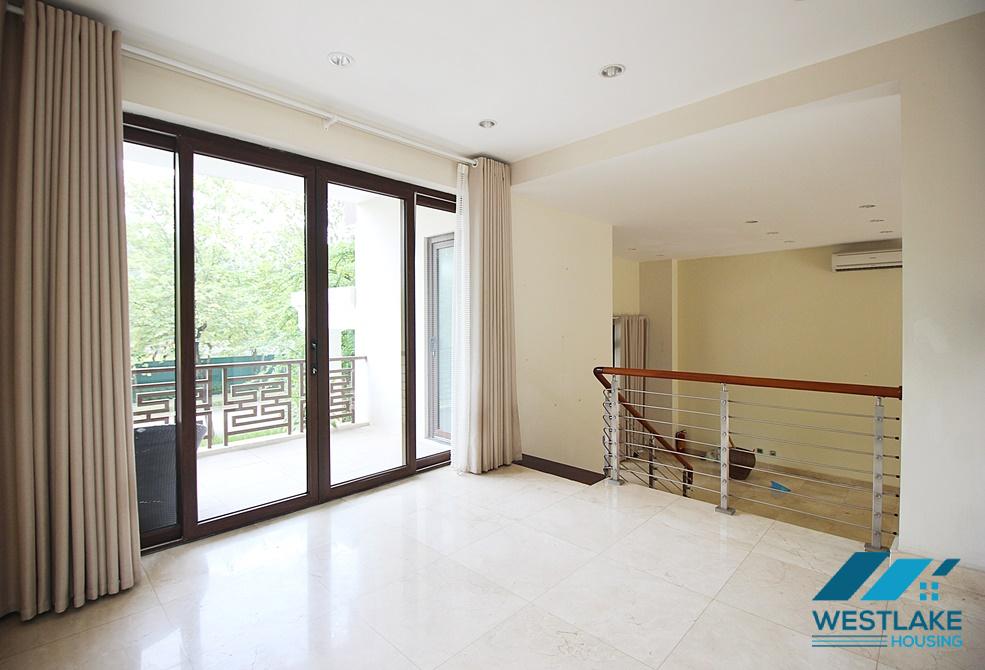 Unfurnished massive villa for rent in Q Block, Ciputra, Ha Noi