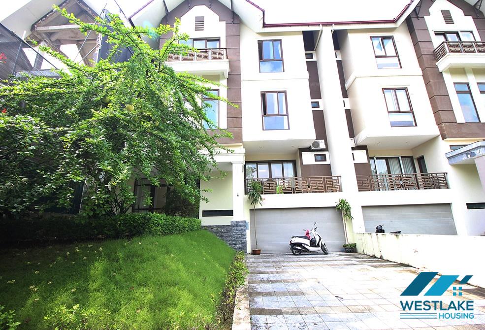 Unfurnished massive villa for rent in Q Block, Ciputra, Ha Noi