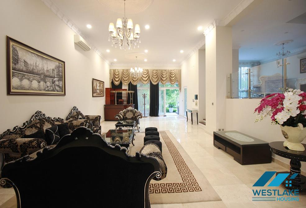 A massive high-end villa for rent in Ciputra, Tay Ho, Ha Noi