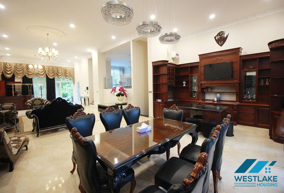 A massive high-end villa for rent in Ciputra, Tay Ho, Ha Noi