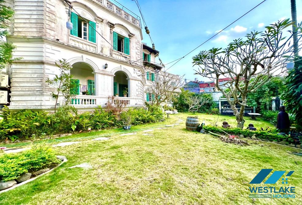 Big house and garden for rent in Ngoc Thuy st, Long Bien district.