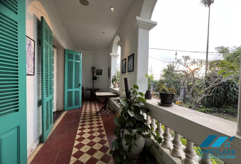 Big house and garden for rent in Ngoc Thuy st, Long Bien district.