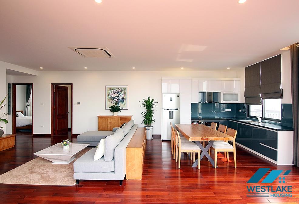  A Luxury and Morden 02 bedrooms apartment with big balcony for rent in Tay Ho area.