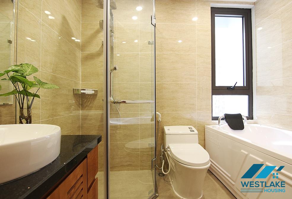 A Luxury and Morden 02 bedrooms apartment with big balcony for rent in Tay Ho area.