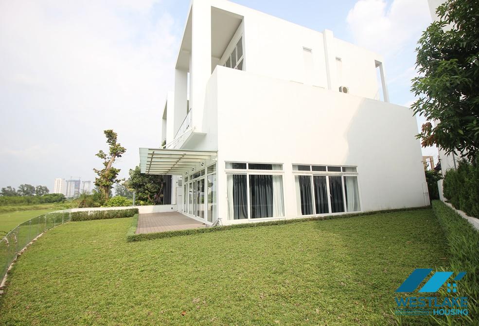 A beautiful villa with modern furnitures for rent in Q Block Ciputra area. 