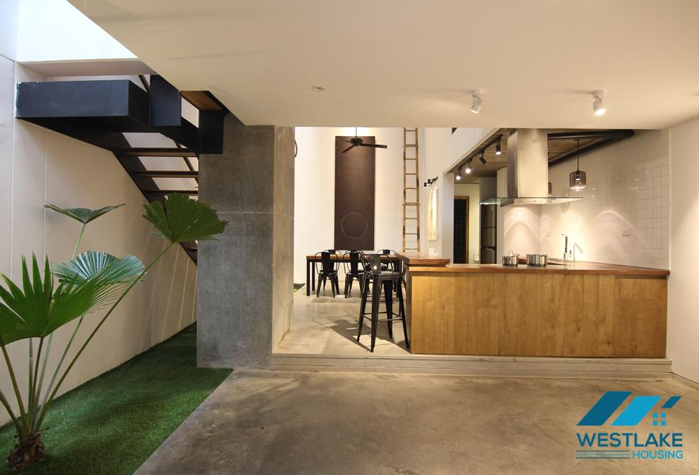 Beautiful house with unique design 03 bedrooms for rent in Tay Ho district