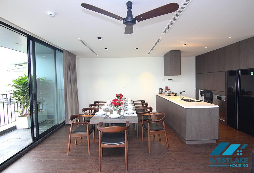 Brand new modern LAKE VIEW apartment for rent in Tay Ho, Hanoi