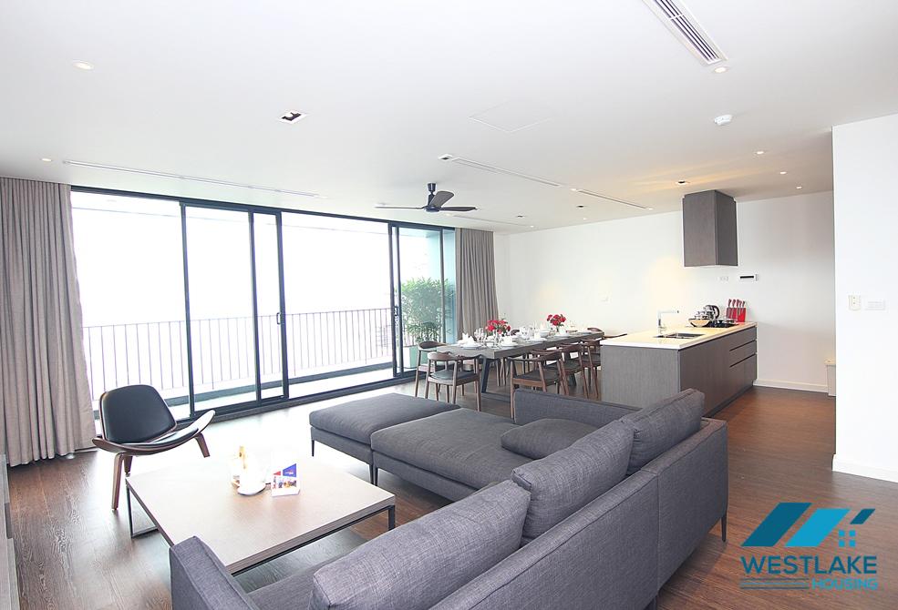 Brand new modern LAKE VIEW apartment for rent in Tay Ho, Hanoi