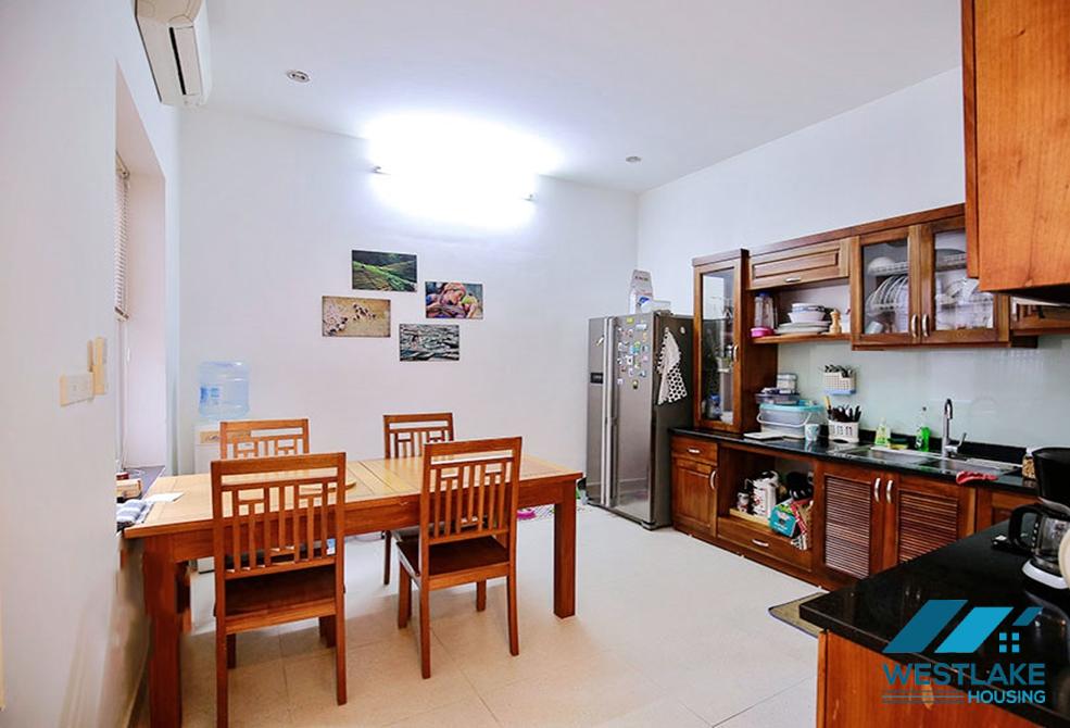 Unfurnished house with front yard for rent in To Ngoc Van street, Tay Ho