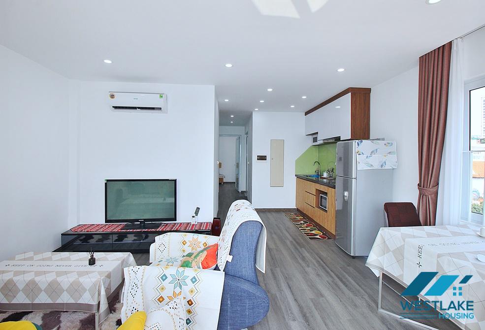 Renovated and lake view one bedroom apartment for rent in To Ngoc Van, Tay Ho