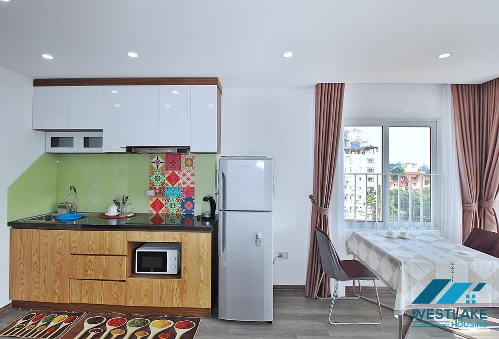 Renovated and lake view one bedroom apartment for rent in To Ngoc Van, Tay Ho