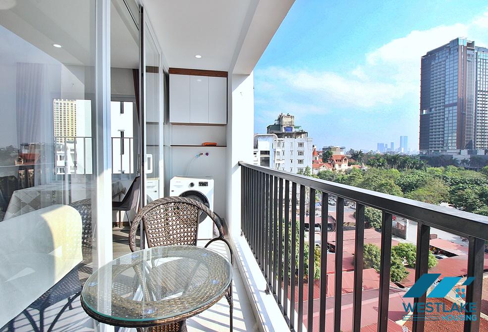 Renovated and lake view one bedroom apartment for rent in To Ngoc Van, Tay Ho