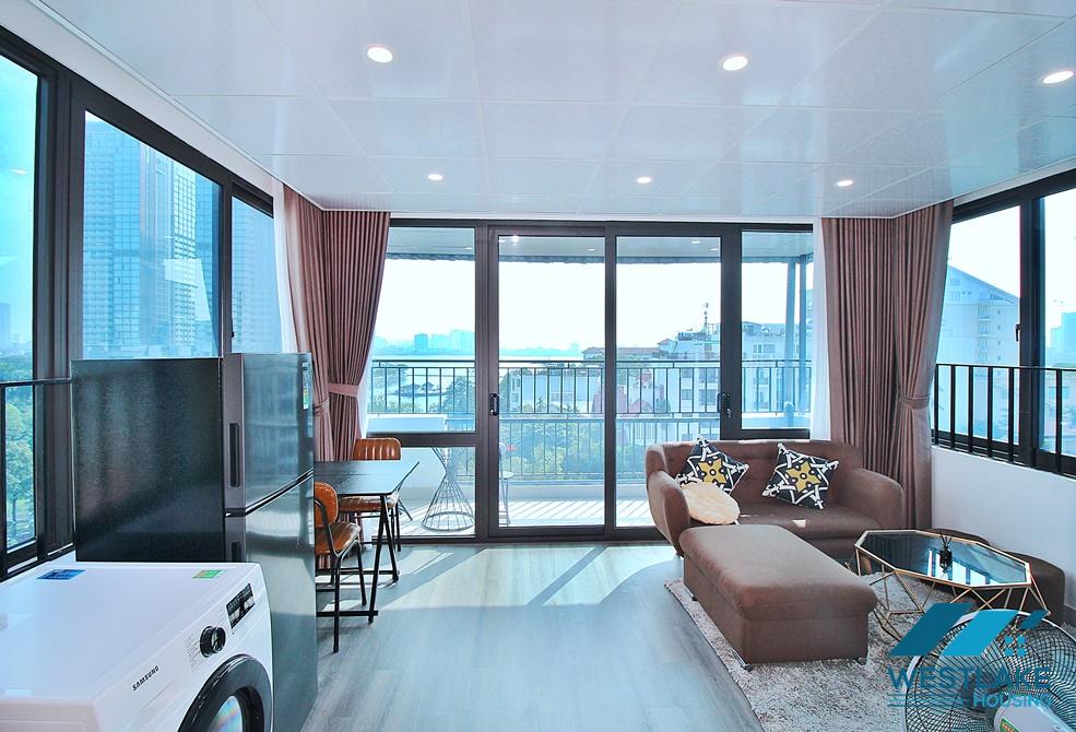 A top floor 1 bedroom apartment for rent in To Ngoc Van, Tay Ho