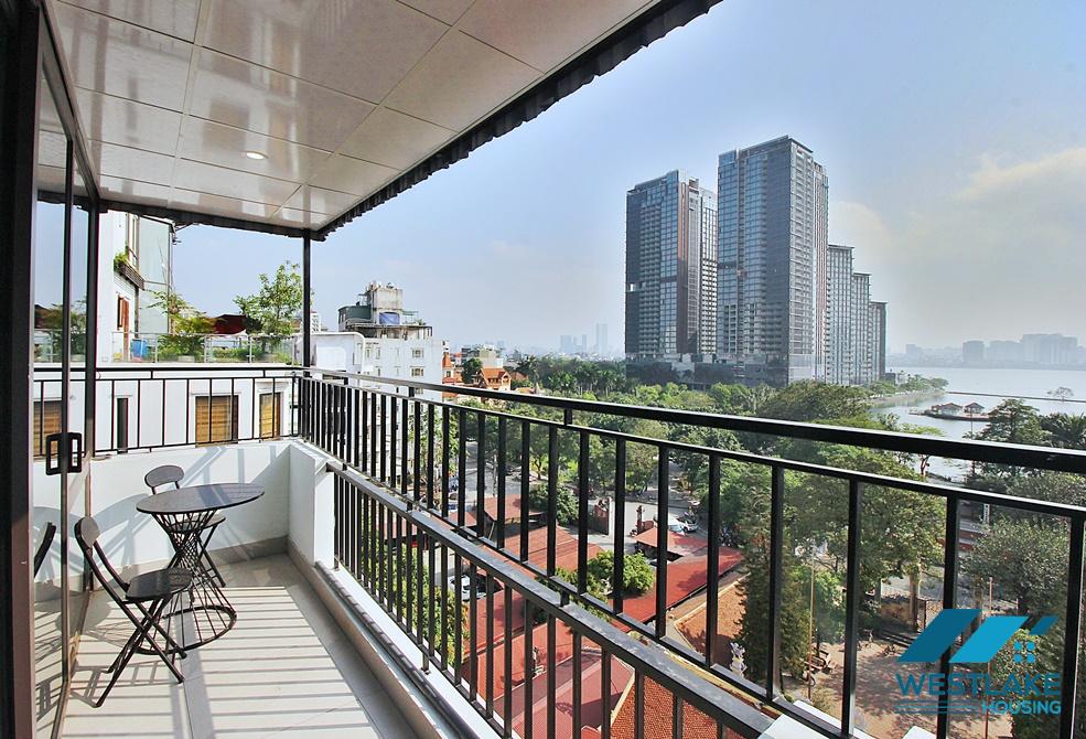 A top floor 1 bedroom apartment for rent in To Ngoc Van, Tay Ho