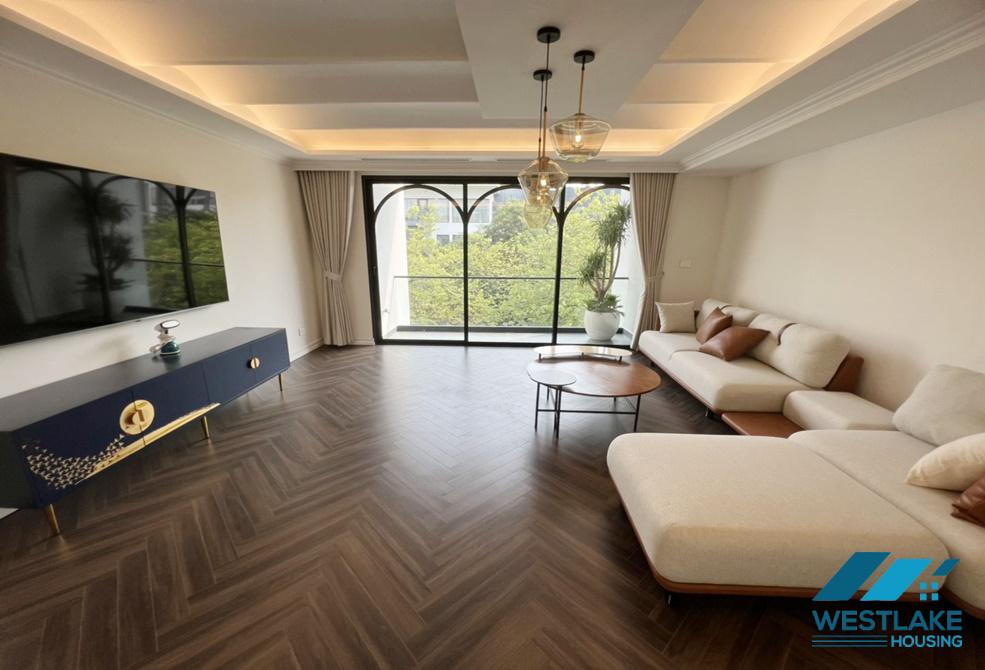 Super luxurious villa with big outside space for rent in Q block, Ciputra area, Tay Ho