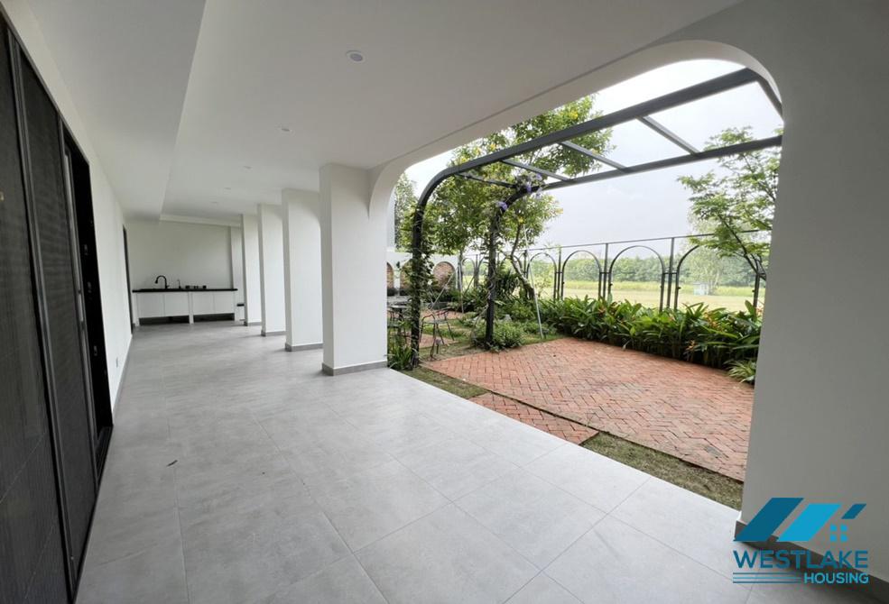 Super luxurious villa with big outside space for rent in Q block, Ciputra area, Tay Ho