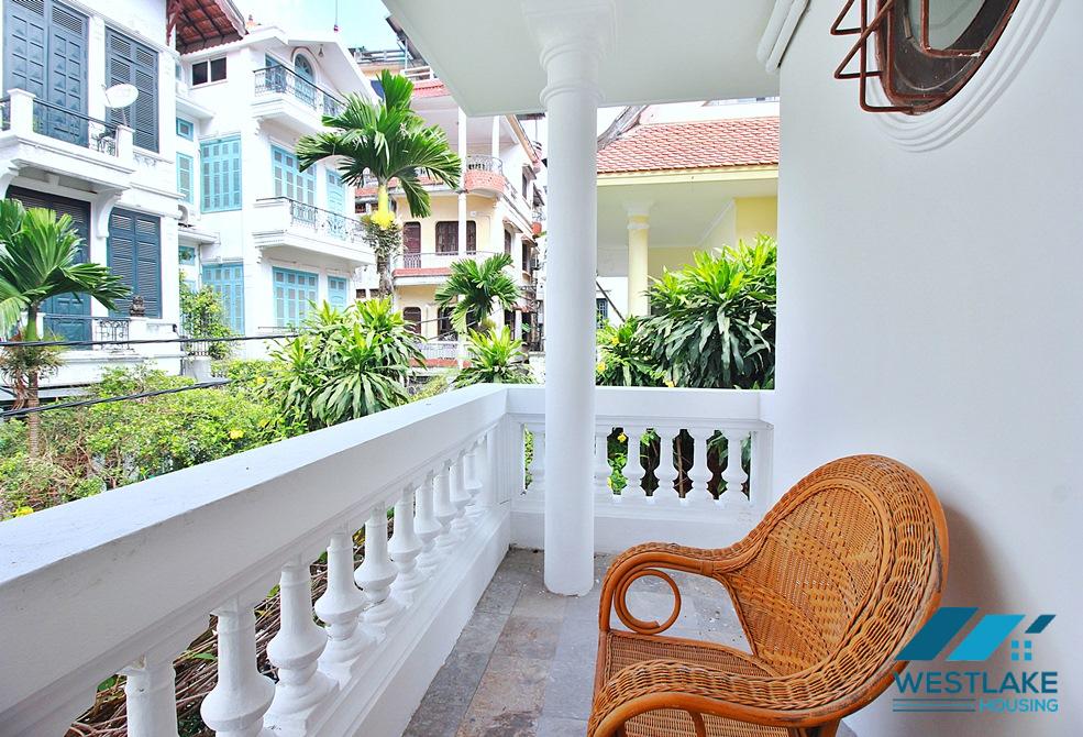 Garden three bedrooms house for rent in Tu Hoa st, Tay Ho