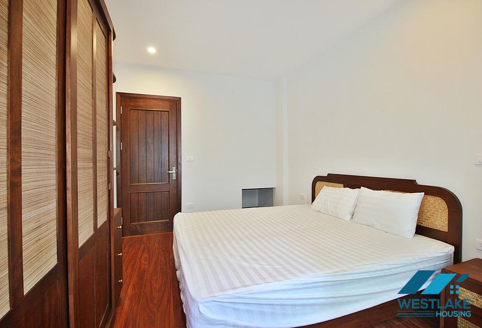 Duplex 2-bedroom apartment for rent in Lac Long Quan st, Tay Ho district.