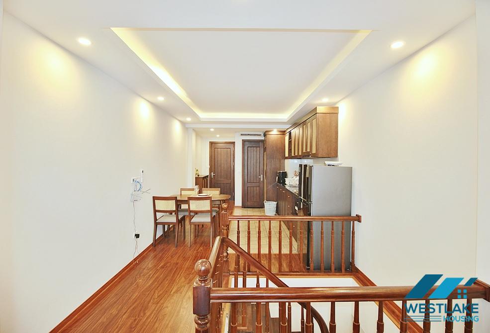 Duplex 2-bedroom apartment for rent in Lac Long Quan st, Tay Ho district.