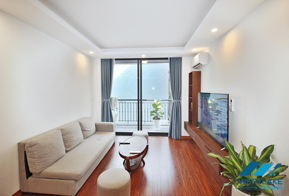 Duplex 2-bedroom apartment for rent in Lac Long Quan st, Tay Ho district.