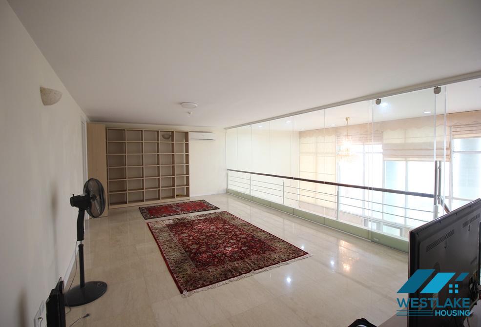 Spacious duplex apartment for rent in P1 Building Ciputra, Ha Noi