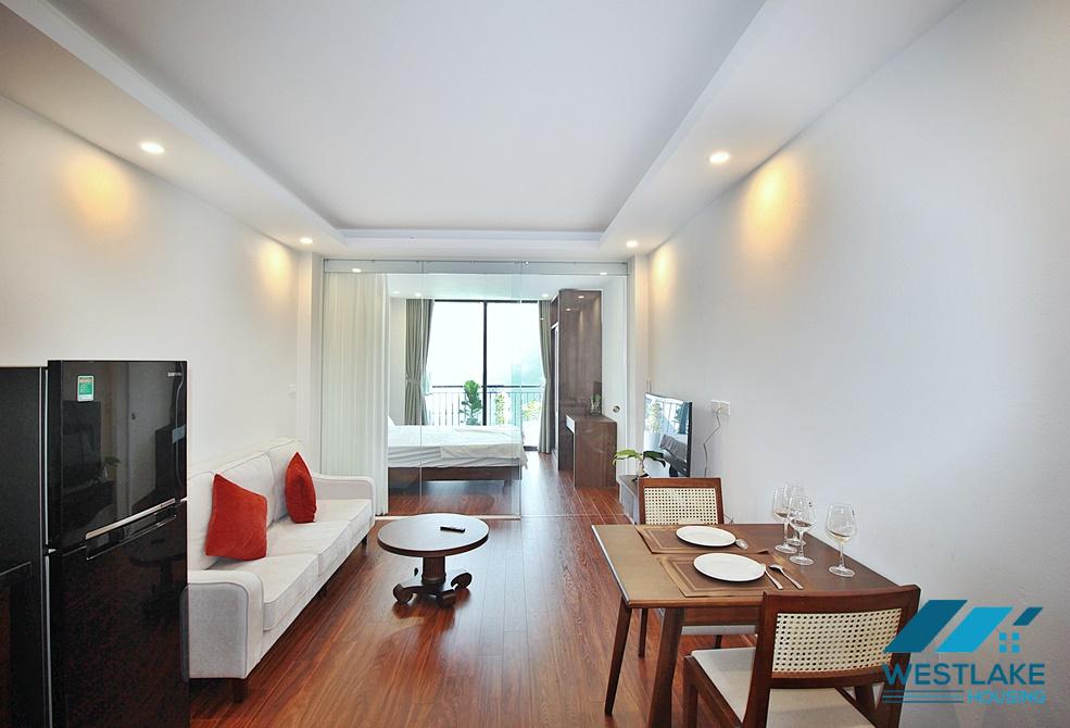 Spacious 1 bedroom apartment for rent in Lac Long Quan st , Tay Ho .