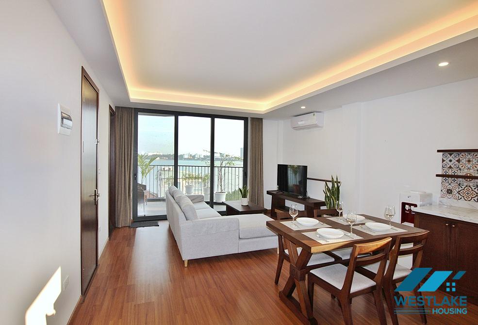 Brand-new, Breaking view, Big balcony and modern design apartment for rent in Tay Ho