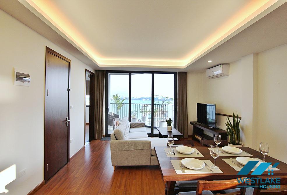 Brand-new, Breaking view, Big balcony and modern design apartment for rent in Tay Ho