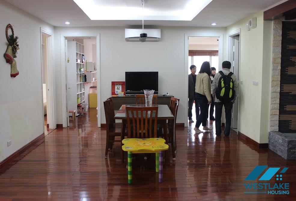 Big size apartment with 3 bedrooms for rent in Ciputra, P1 Tower