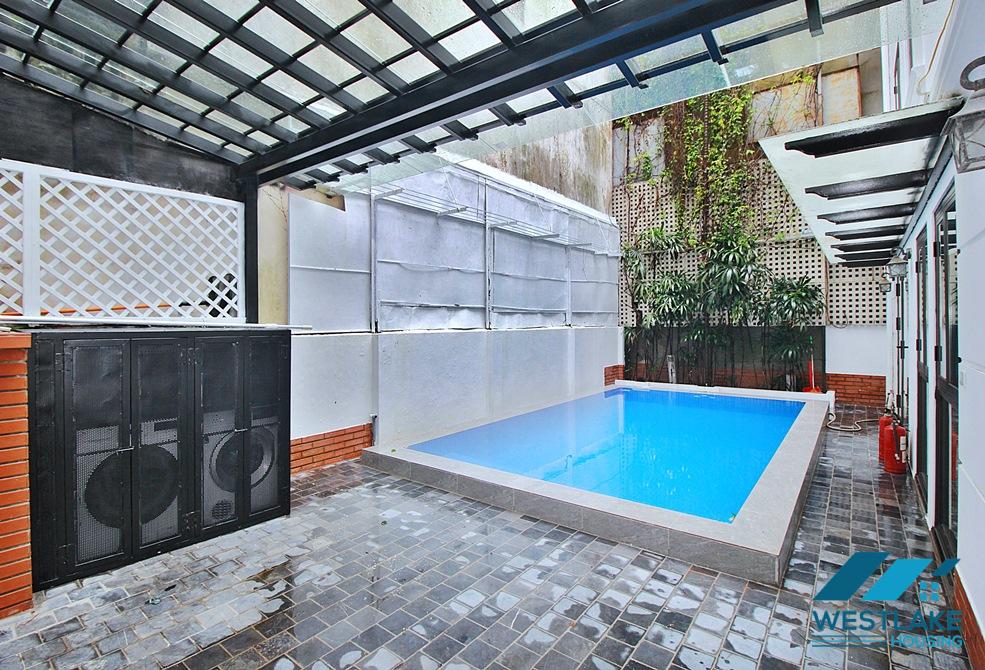 Renovated and morden house with outdoor pool for rent in Tay Ho