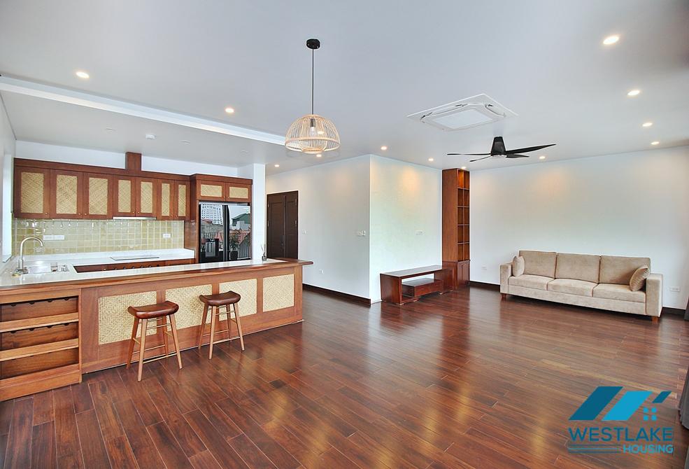 A brand new three bedrooms apartment for lease in Dang Thai Mai st, Tay Ho