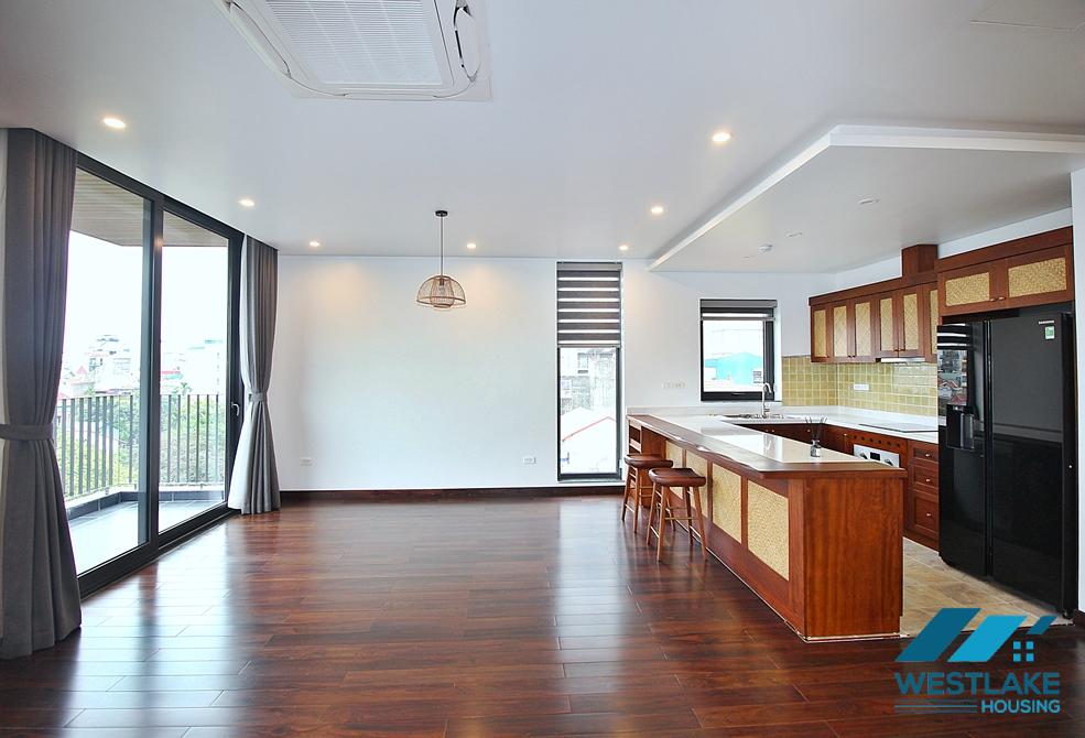 A brand new three bedrooms apartment for lease in Dang Thai Mai st, Tay Ho