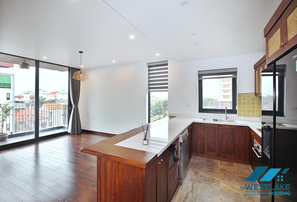 A brand new three bedrooms apartment for lease in Dang Thai Mai st, Tay Ho