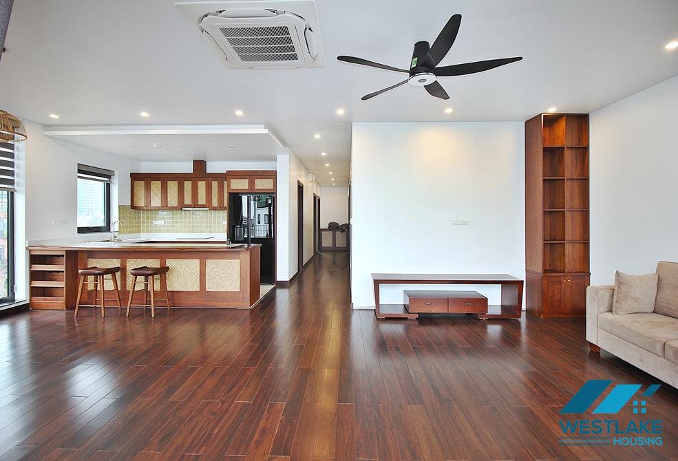 A brand new three bedrooms apartment for lease in Dang Thai Mai st, Tay Ho