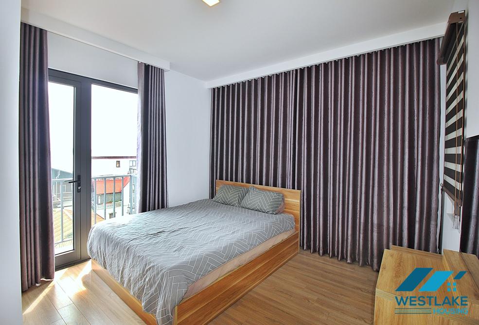 Brand new top floor apartment with lakeview for rent in Tay Ho.