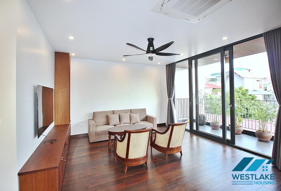 Brand new and Japanese style 3 beds apartment for rent in Dang Thai Mai area, Tay Ho