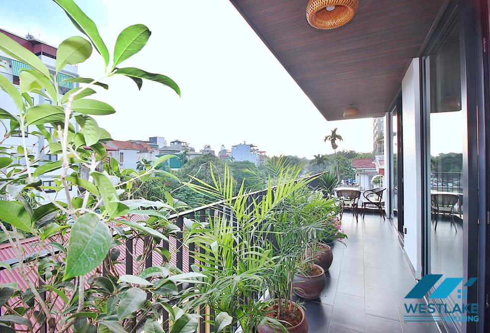 Brand new and Japanese style 3 beds apartment for rent in Dang Thai Mai area, Tay Ho